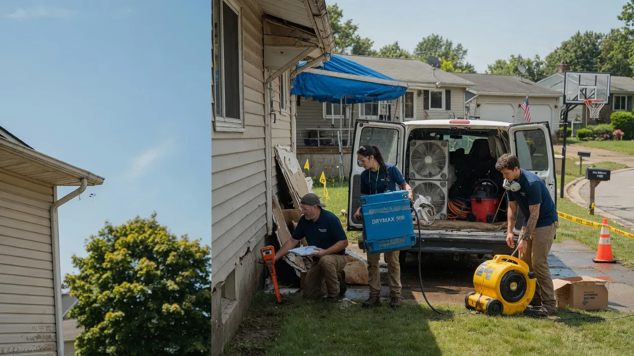 Ceiling Leak Cleanup in Kenton, OH near me