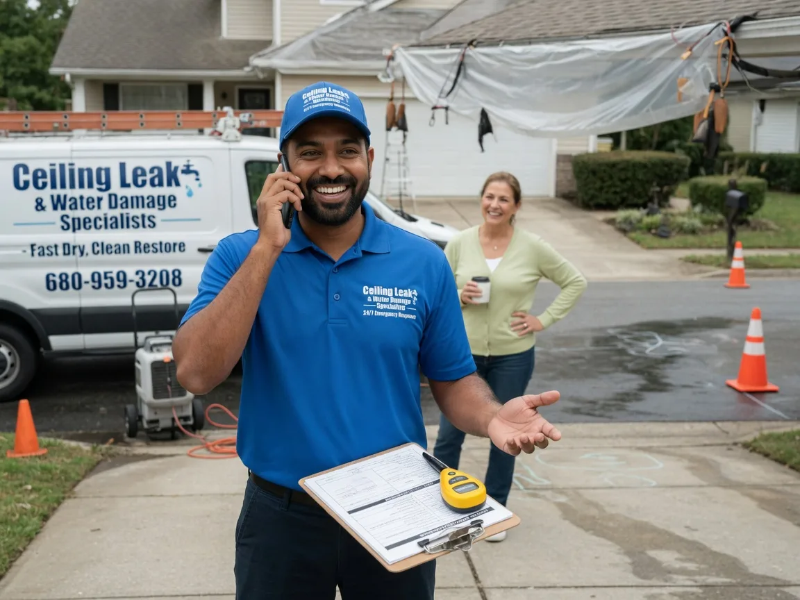 Ceiling Leak Cleanup Kenton, OH FAQs